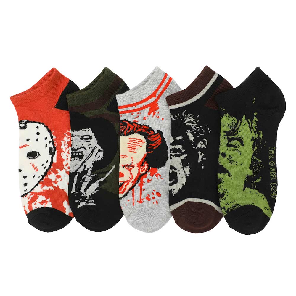 Classic Horror Women's 5 Pair Ankle Socks