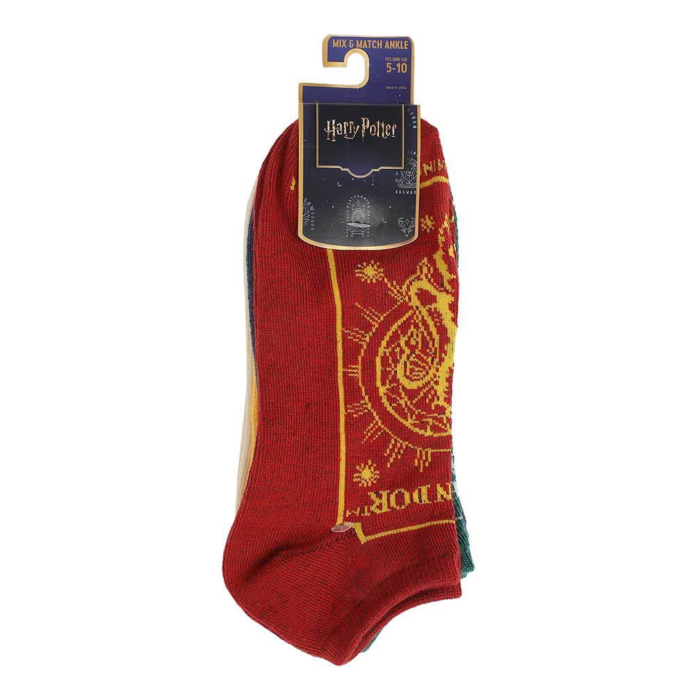 Harry Potter Celestial Houses 5 Pair Ankle Socks