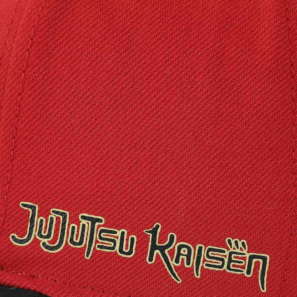 Jujutsu Kaisen Sorcery Symbol Embroidered Flat Bill Snapback