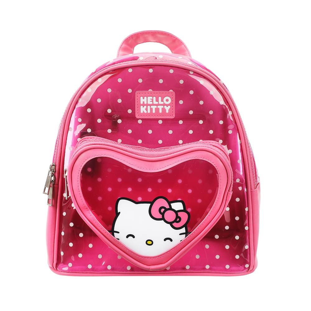 Hello Kitty Peekaboo Heart Clear Mini Backpack