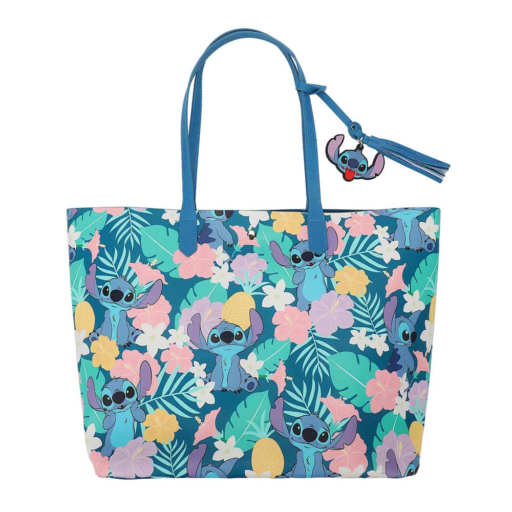 Disney Stitch Lilo & Stitch Tropical Floral Tote