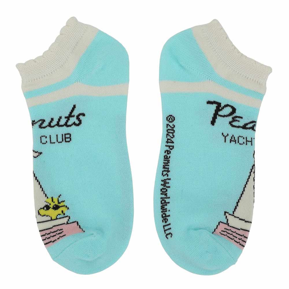 Peanuts Sports 5 Pair Women's Ankle Socks