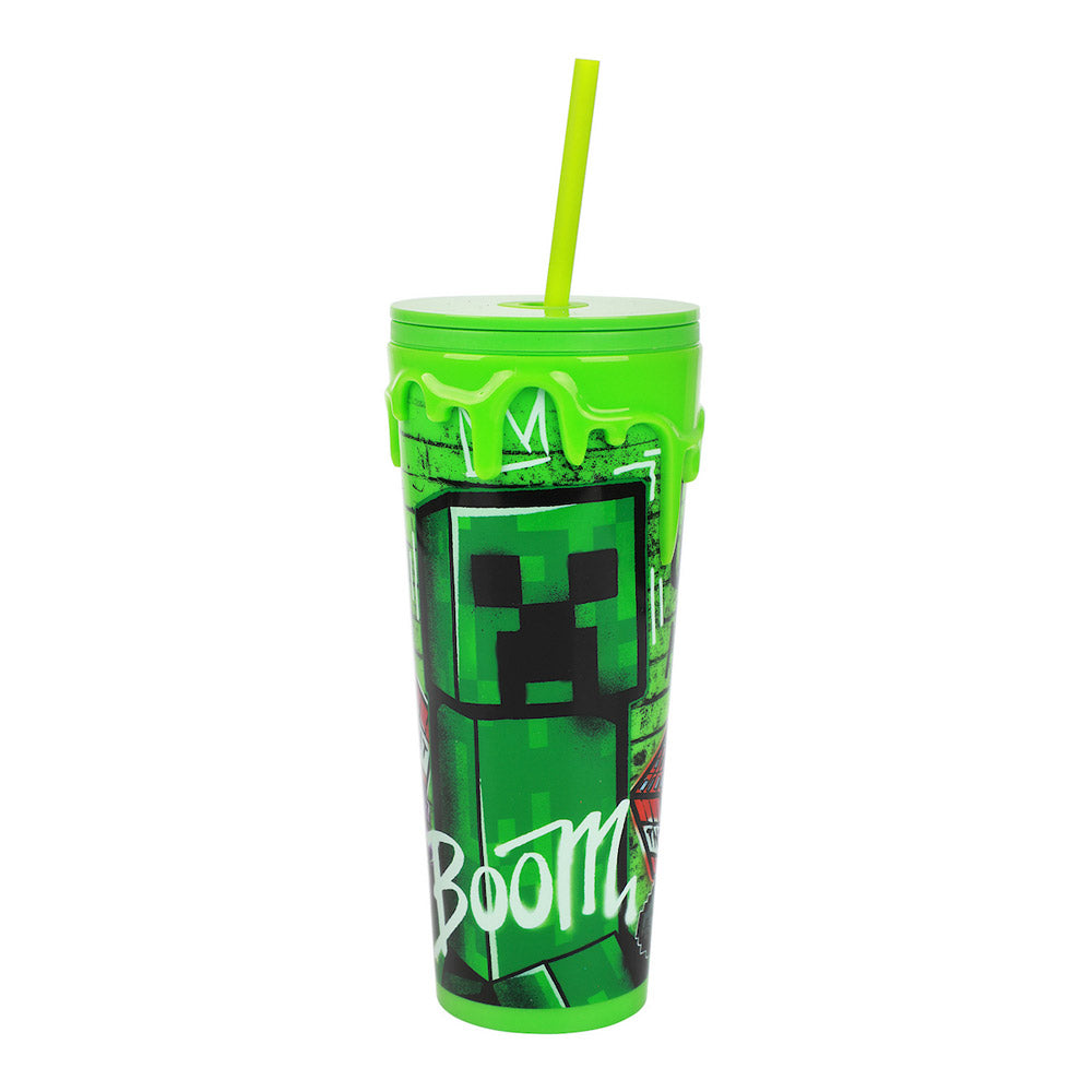 Minecraft Creep x Mojang 3D Molded Drip 24 oz. Acrylic Tumbler