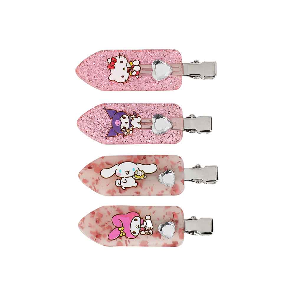 Hello Kitty & Friends 4 pc. No Crip Hair Clips