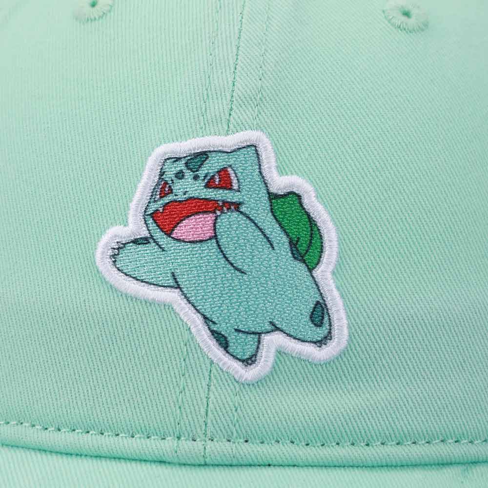Pokemon Bulbasaur Mint Embroidered Hat