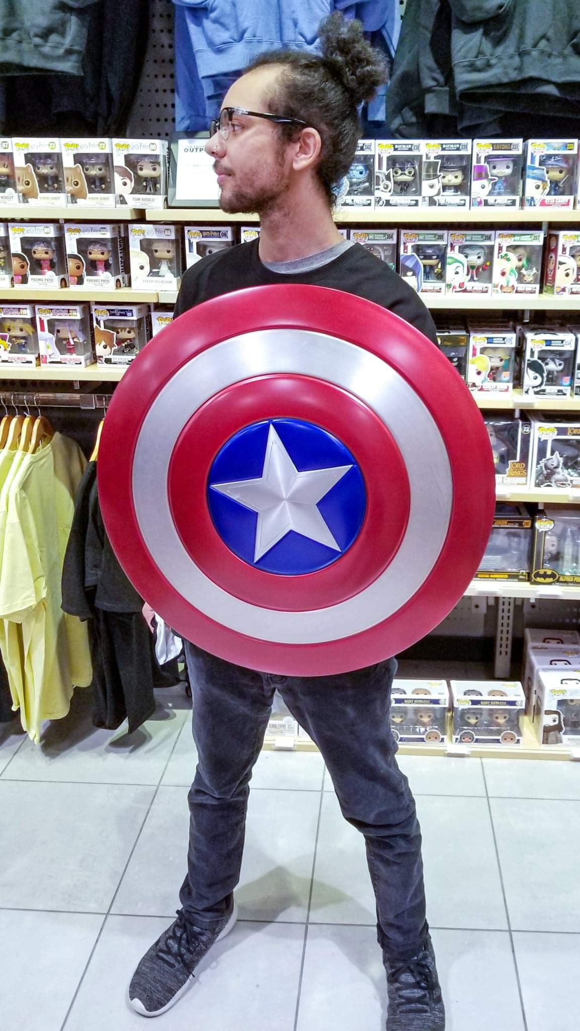 Super Soldier Stainless Steel Shield Replica