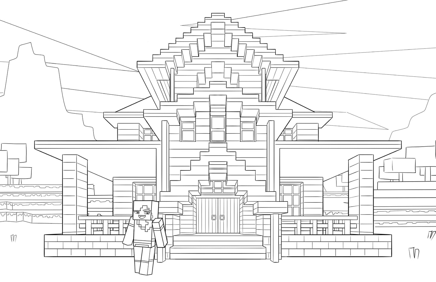 The Official Minecraft Coloring Adventures Book