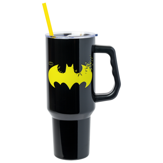 Batman Emblem 40oz. Stainless Steel Tumbler with Handle