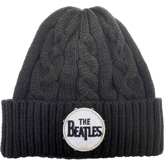 The Beatles Classic Rock Patch Cable Knit Beanie Hat