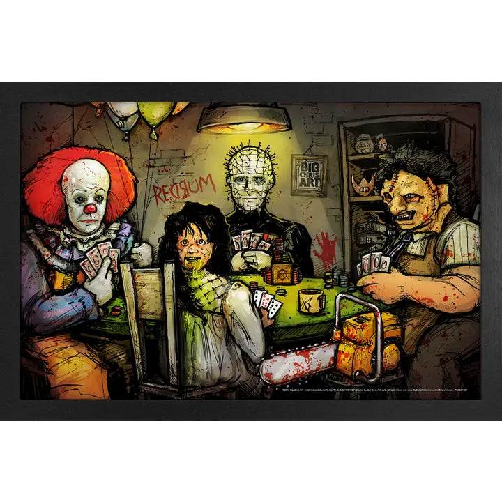 Final Table Horror Character Framed Poster Print - Big Chris