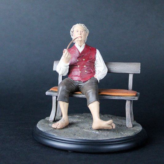 Bilbo Baggins Sitting on the Bench Mini Statue (Lord of the Rings) by Weta Workshop