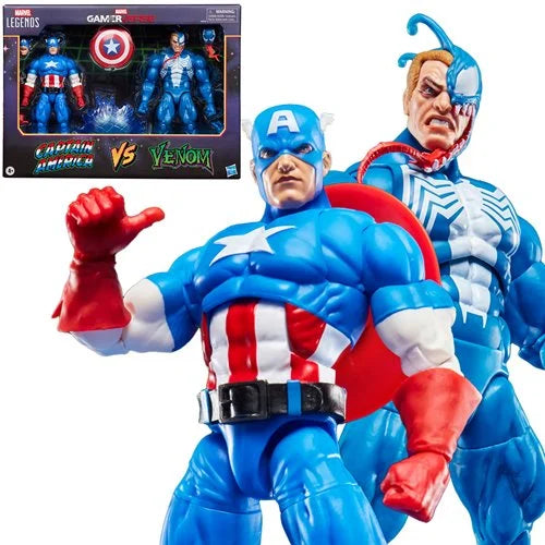 *Pre-Order* Captain America vs Venom Marvel Legends Gamerverse Action Figure