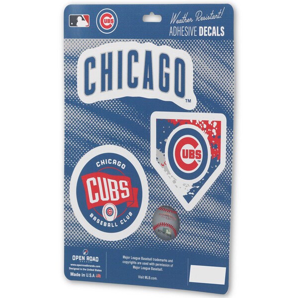 Chicago Cubs Sticker Decals