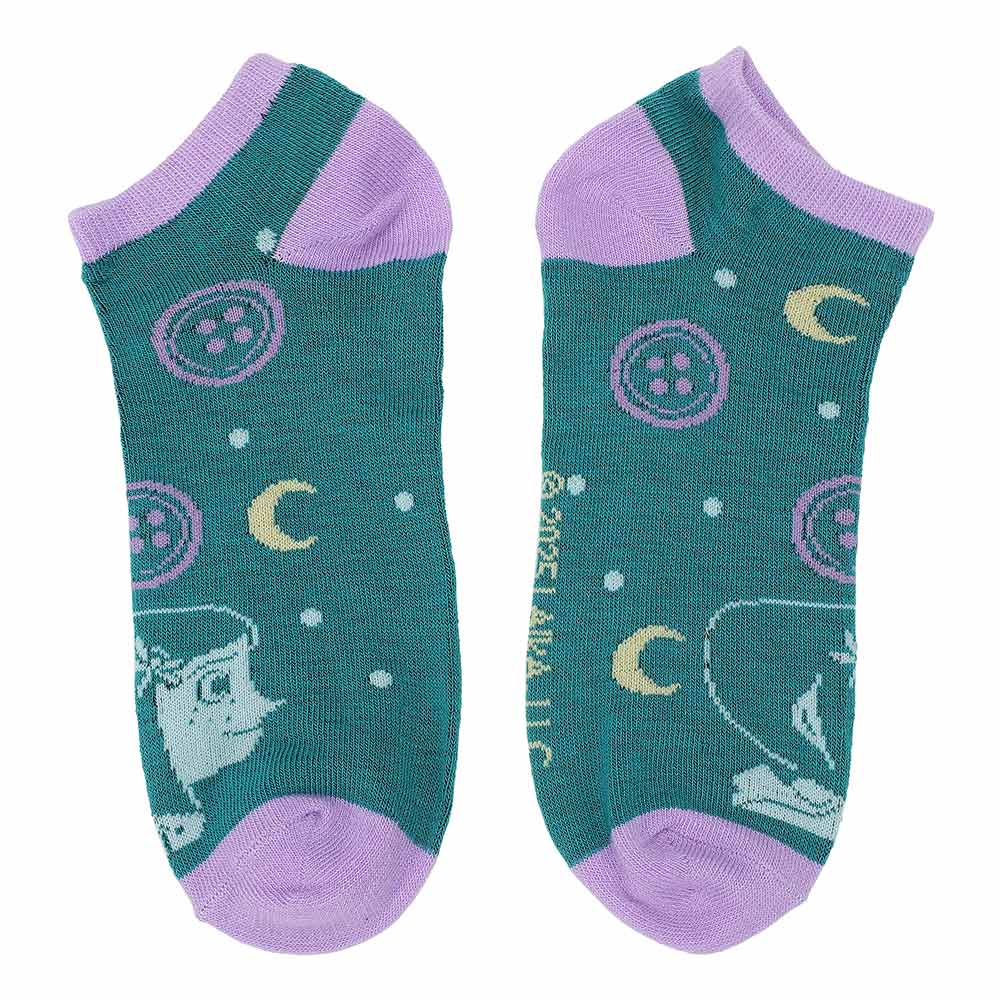 Coraline Characters 5 Pair Ankle Socks