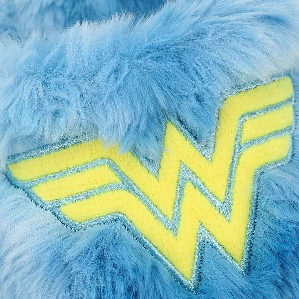 DC Comics Wonder Woman Fuzzy Slide Slippers