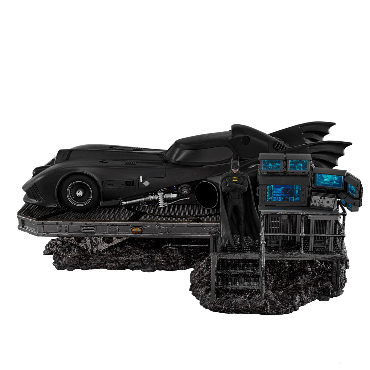 DC Comics Batmobile (The Flash 2023) Deluxe 1:10 Statue by Iron Studios
