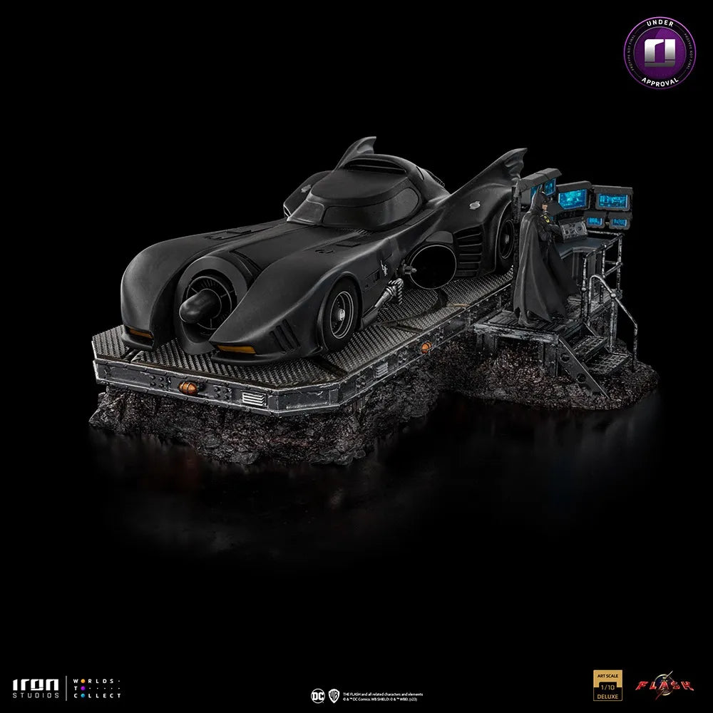 DC Comics Batmobile (The Flash 2023) Deluxe 1:10 Statue by Iron Studios