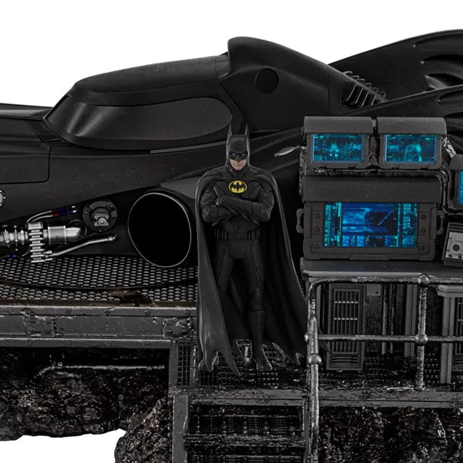 DC Comics Batmobile (The Flash 2023) Deluxe 1:10 Statue by Iron Studios