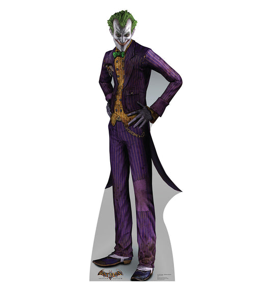 DC The Joker Arkham Asylum Life-Size Cardboard Cutout