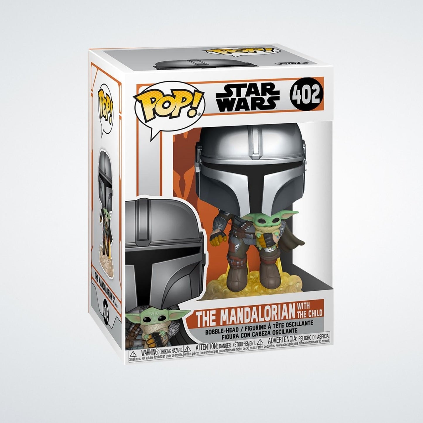 The Mandalorian & Grogu with Beskar Armor and Jetpack (Star Wars) Funko Pop!