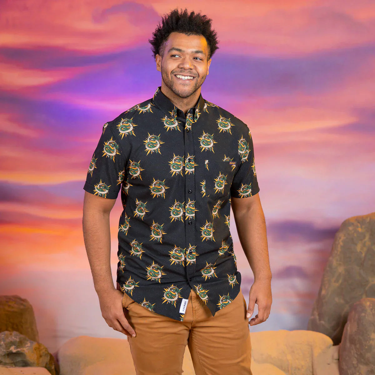 Dragon Ball Z Shenron All-Over-Print Button Up Shirt