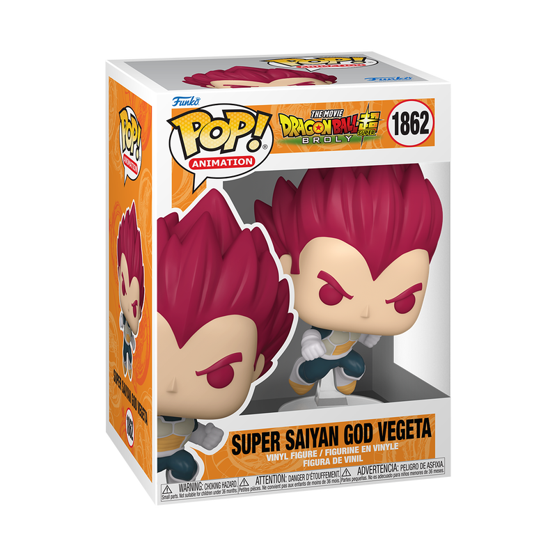 Dragon Ball Super Super Saiyan God Vegeta Funko Pop! #1862
