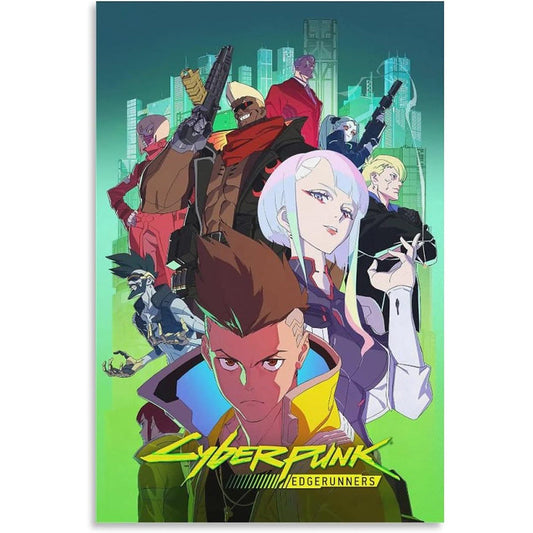Cyberpunk 2077 Edgerunners Wall Scroll
