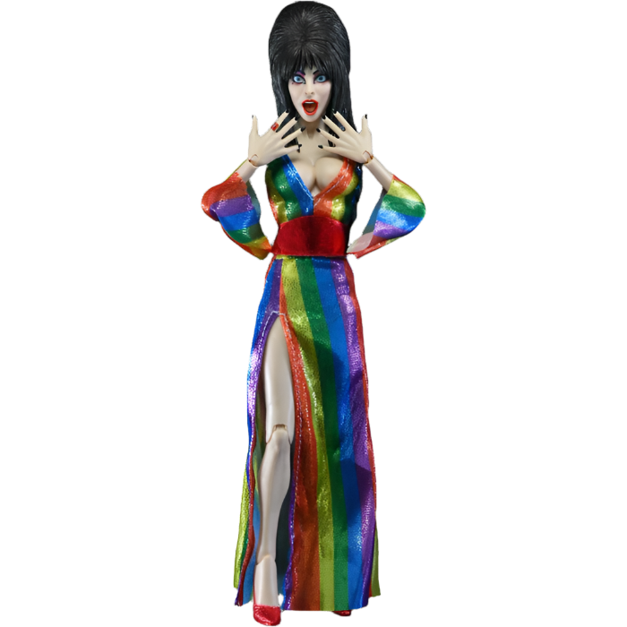Elvira Mistress of the Dark Rainbow 7” Ultimate Action Figure