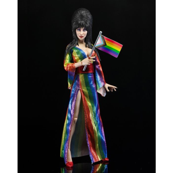 Elvira Mistress of the Dark Rainbow 7” Ultimate Action Figure