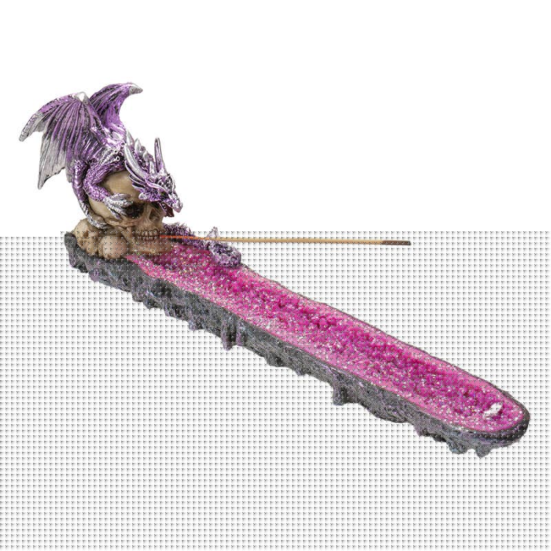 Fantasy Purple Dragon Incense Burner