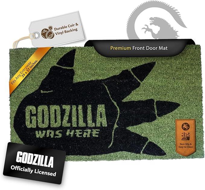 Godzilla Footprint Indoor/Outdoor Doormat