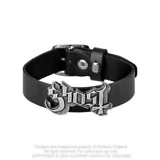 Ghost Leather Wrist Strap Bracelet