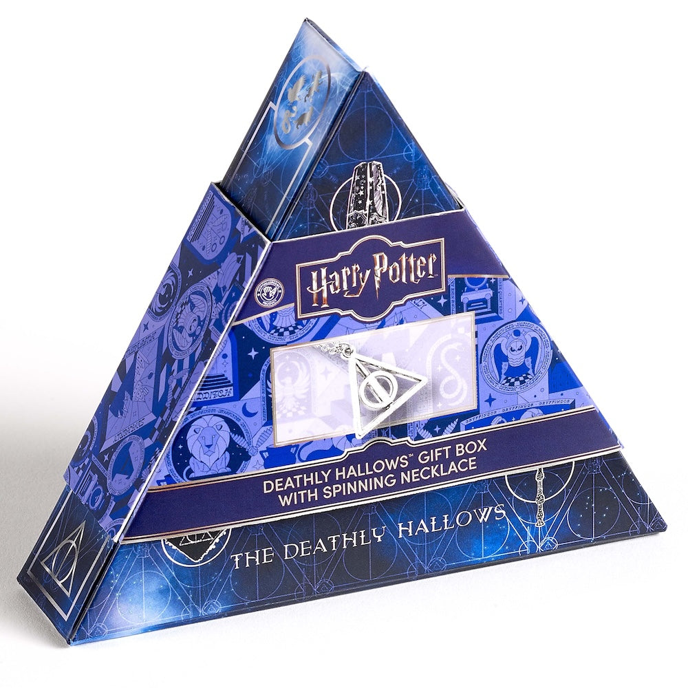 Harry Potter: Deathly Hallows Necklace with Spinning Center Gift Box Set