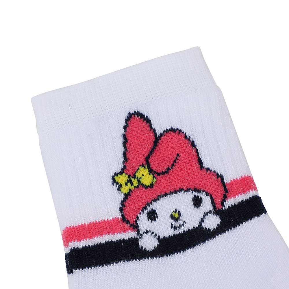 Hello Kitty and Friends 3 Pair Quarter Crew Socks Set