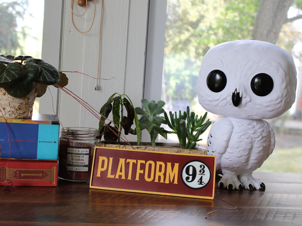 Platform 9 3/4 Harry Potter Desk Sign