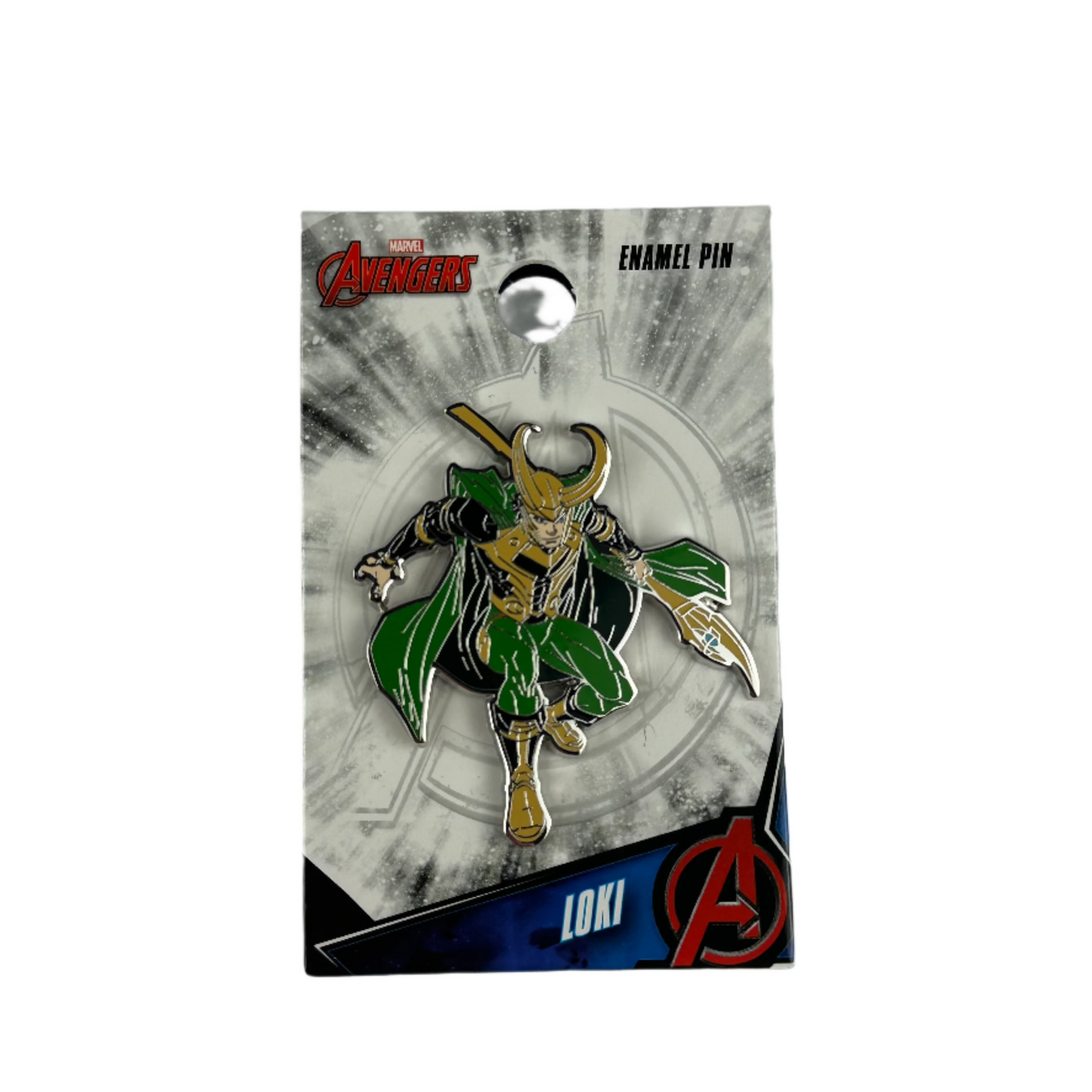 Marvel Avengers Loki Comic Book Enamel Pin