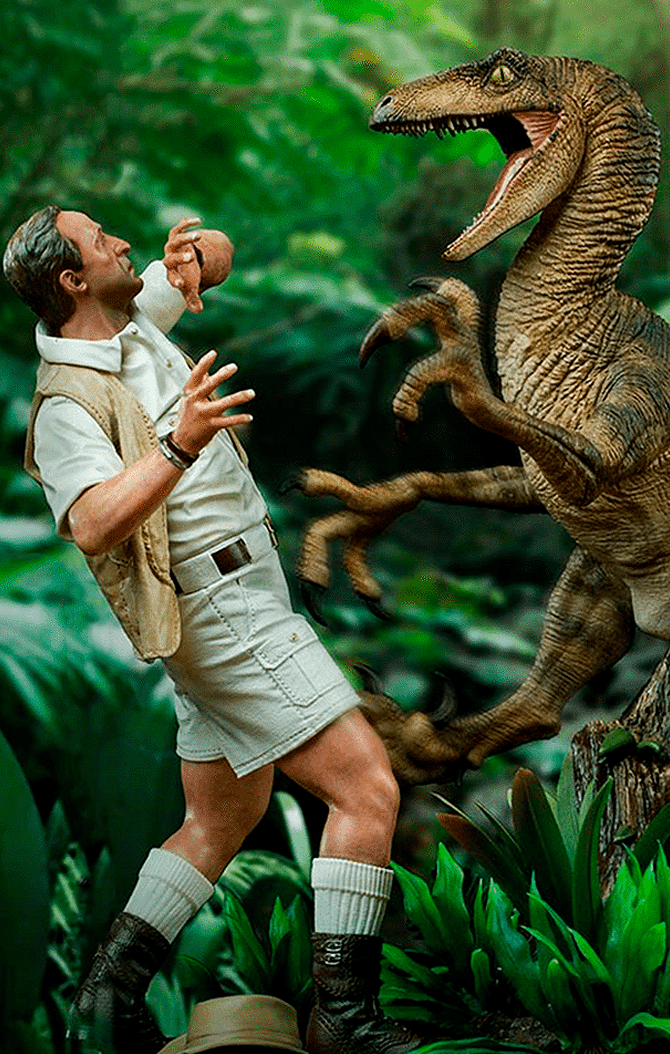Jurassic Park Clever Girl 1/10 Scale Statue by Iron Studios