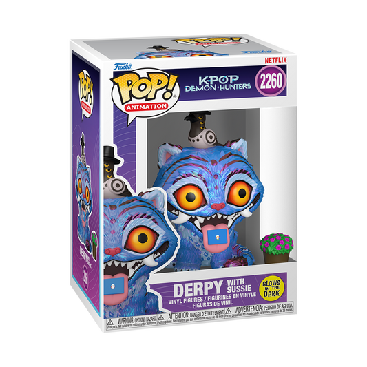 *Pre-Order* FUNKO POP! KPop Demon Hunters: Derpy with Sussie (Glow In The Dark)