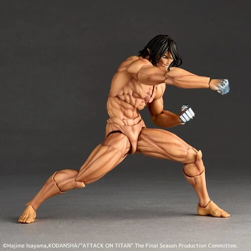 Kaiyodo - Attack on Titan - Revoltech Amazing Yamaguchi - Eren Yeager Action Figure