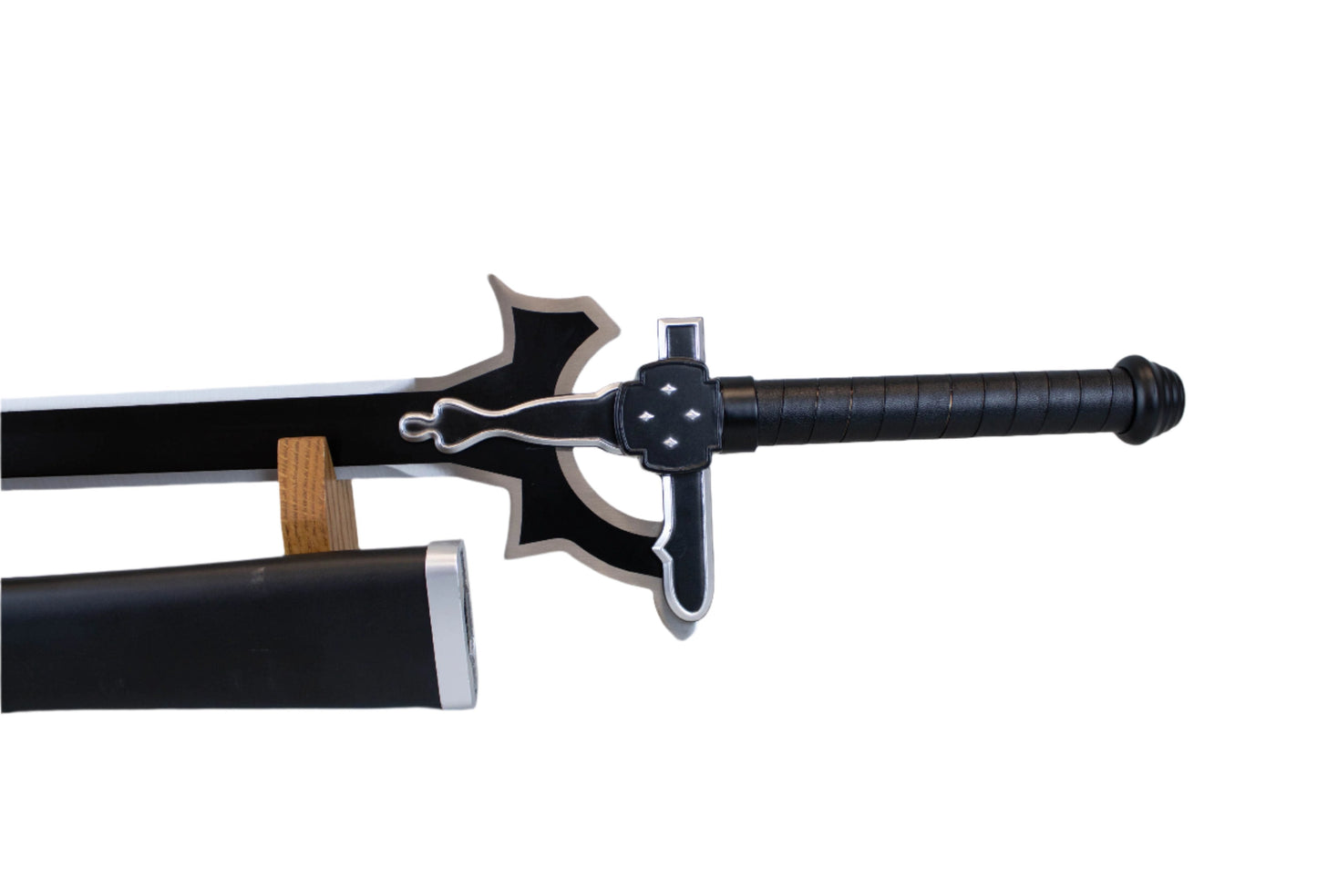 Black Swordsman Elucidator Stainless Steel Replica Sword