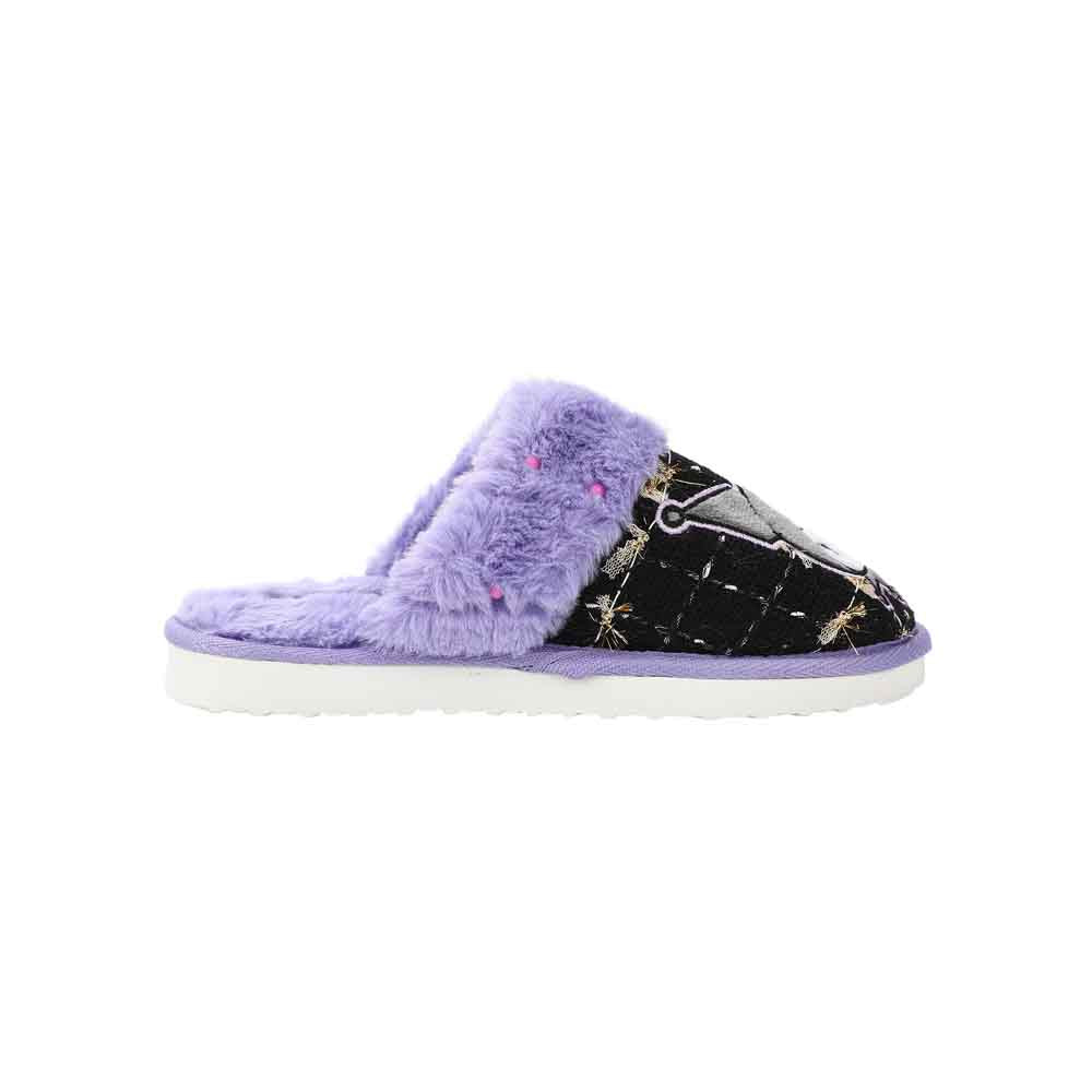 Kuromi Faux Fur Junior's Character Mules Slides