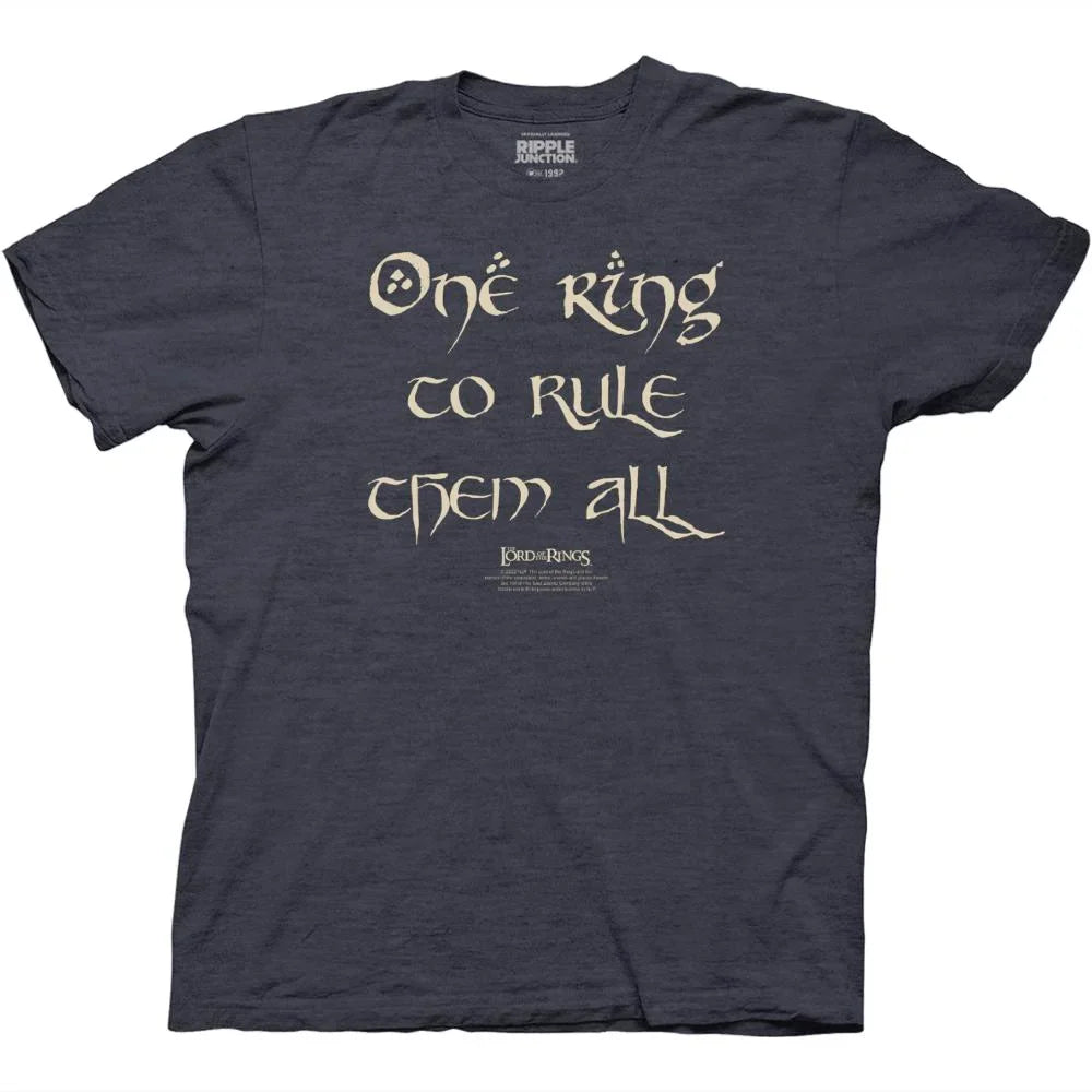 Lord of the Rings One Ring to Rule Them All Graphic T-Shirt
