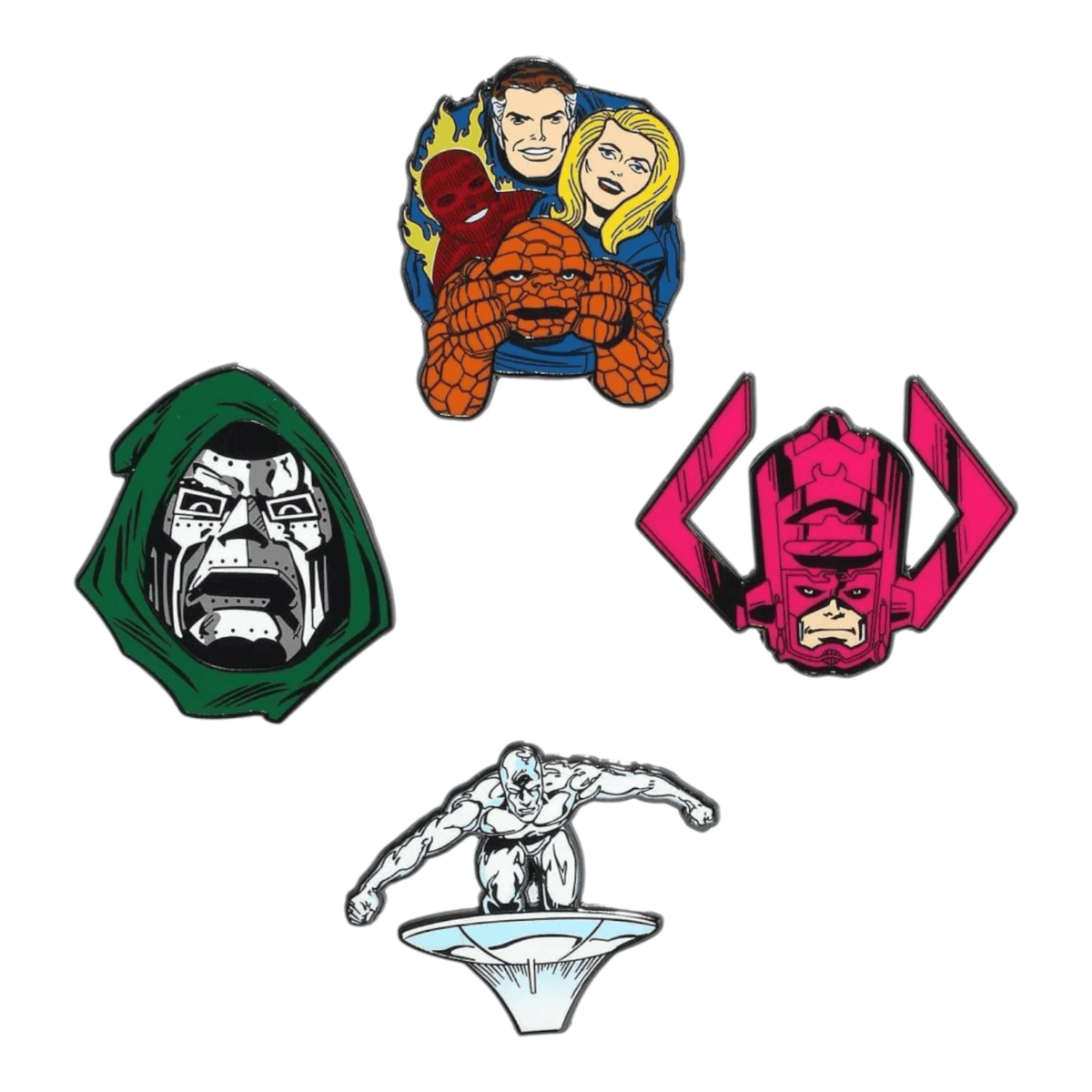 Marvel The Fantastic Four Comic Characters Blind Box Pins