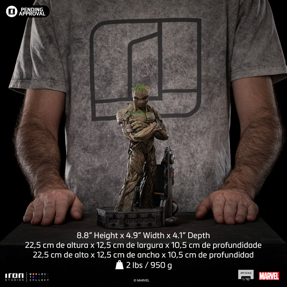 Marvel Guardians of the Galaxy Vol. 3 Groot 1/10 Scale Statue by Iron Studios