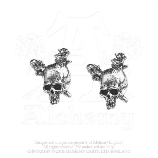 Metallica Damage Inc. Skull Stud Earrings