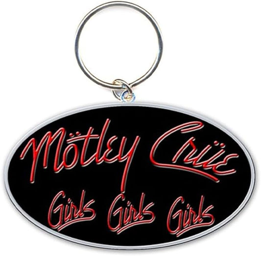 Motley Crue Keychain Girls, Girls, Girls