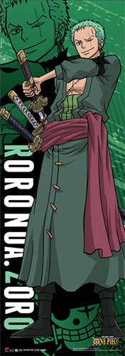 One Piece Zoro New World Life Size Wall Scroll
