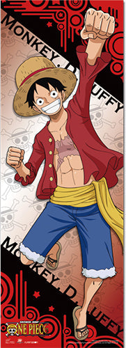One Piece Luffy Life Size Wall Scoll