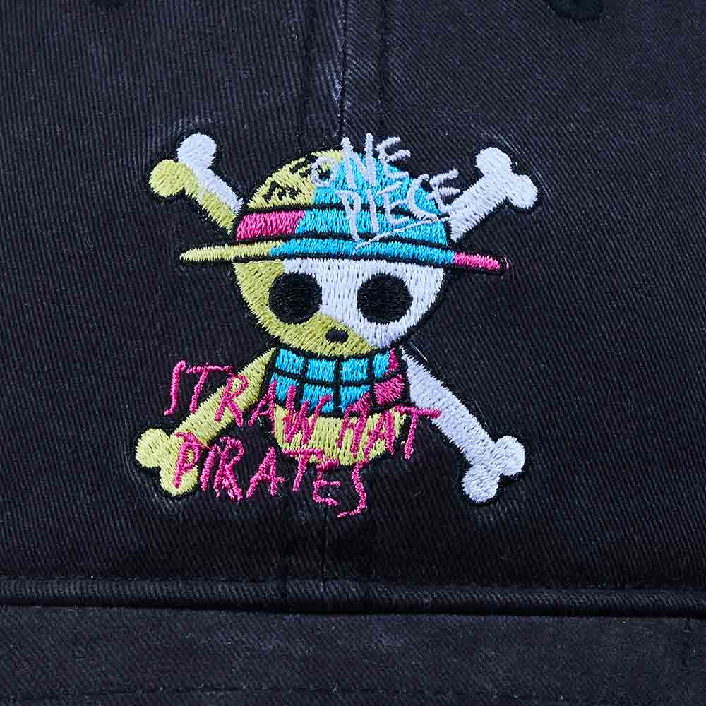 One Piece Straw Hat Pirates Embroidered Hat