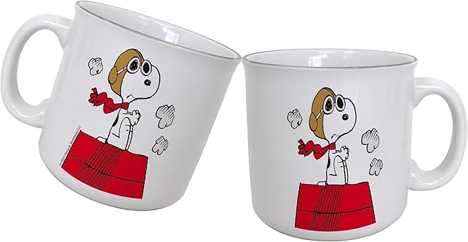 Peanuts Flying Ace-Doghouse 20oz Camper Mug